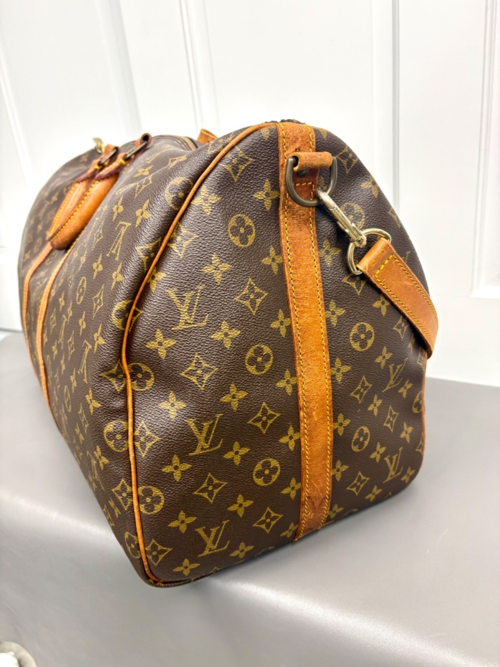 Vintage Louis Vuitton Monogram Keepall Bandouliere 55 - Picture 3 of 13